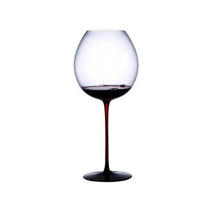 Elegant Creative Black Bow Tie Crystal Wine Glass | High-End Burgundy & Champagne Goblet