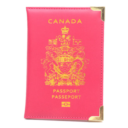 Durable Canadian Passport Clip with Copper Accents