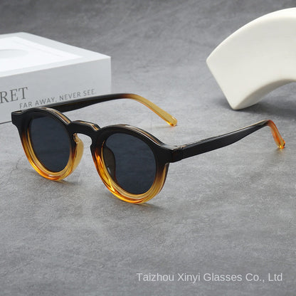 Vintage Round Small Frame Sunglasses | Unisex Fashion UV Protection Shades