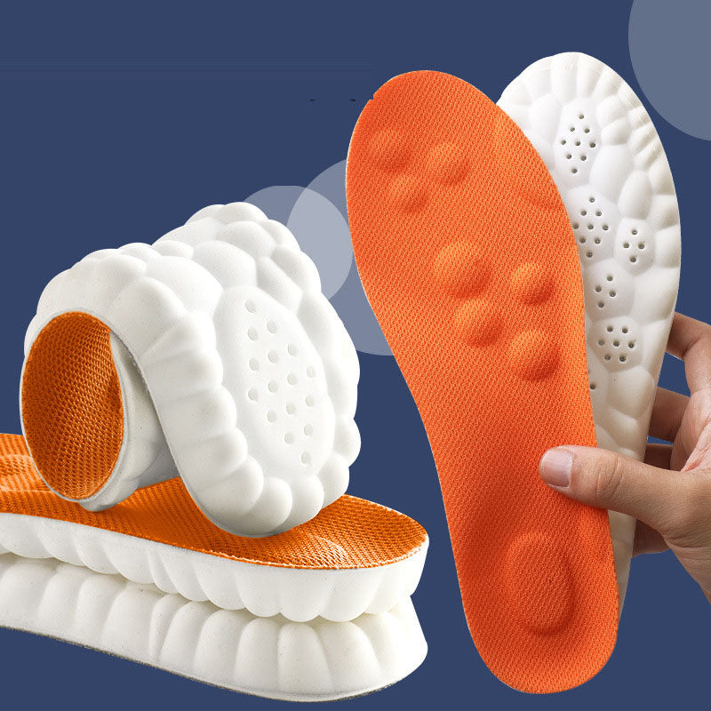 4D Cloud Soft Shock Absorbing Sports Insoles