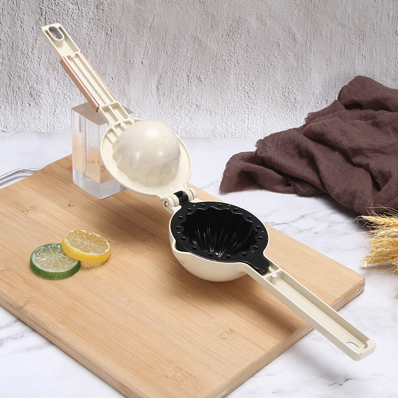 Aluminum Alloy Two-in-One Manual Lemon Squeezer