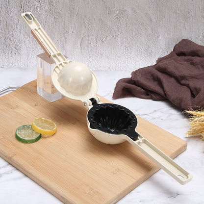 Aluminum Alloy Two-in-One Manual Lemon Squeezer