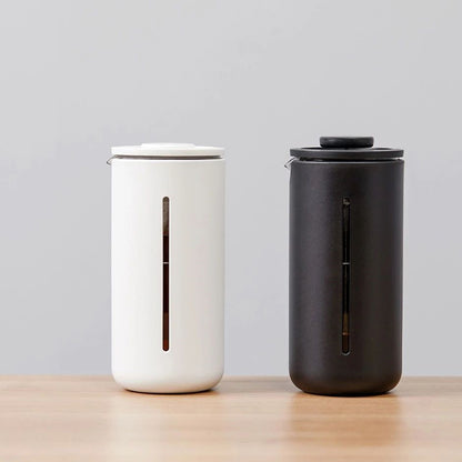 Portable Glass French Press Coffee Maker and Espresso Brewer
