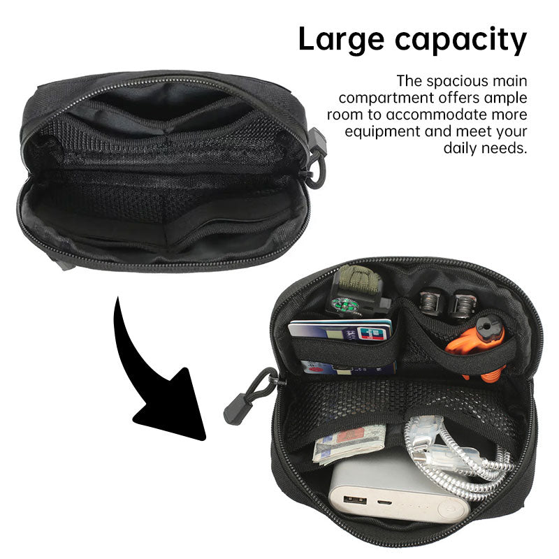 MOLLE Tactical EDC Admin Pouch | Multifunctional Waist Pack for Outdoor, Camping & Hunting