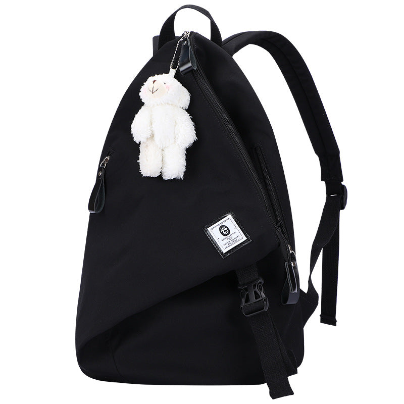 rendy High School Backpack for Girls - Large Capacity Personality Schoolbag & Leisure Shoulder Bag