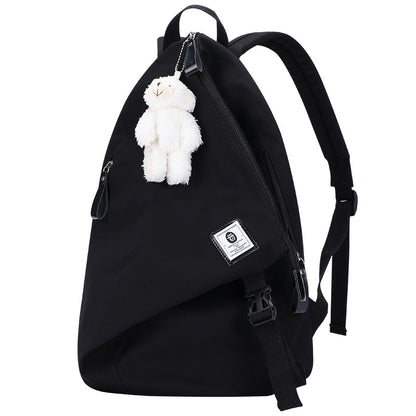 rendy High School Backpack for Girls - Large Capacity Personality Schoolbag & Leisure Shoulder Bag