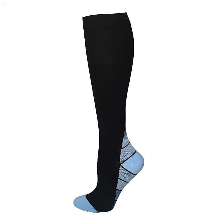 Professional Women's Long Compression Socks - High Elastic Sports Pressure Socks