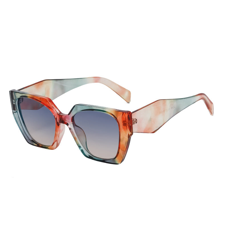 New Fashion Cat-Eye Wide Temple Sunglasses for Women