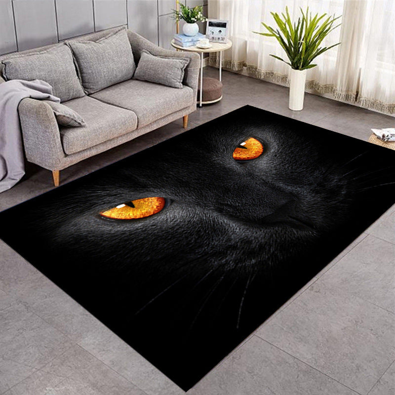 Luxury 3D Realistic Tiger Print Carpet – Large Three-Dimensional Animal Pattern Area Rug for Living Room