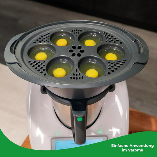 Multi-functional Steam Basket for Thermomix | Food Grade Silicone Egg Molds & Pastry Accessory