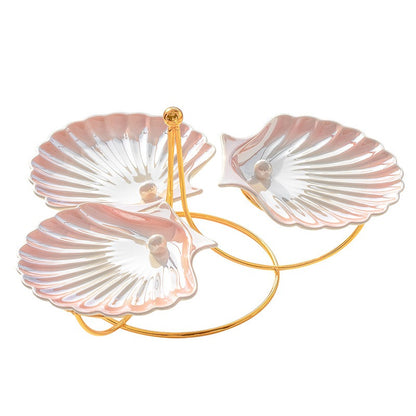 Luxury Pearl Shell Dessert Table Display Rack