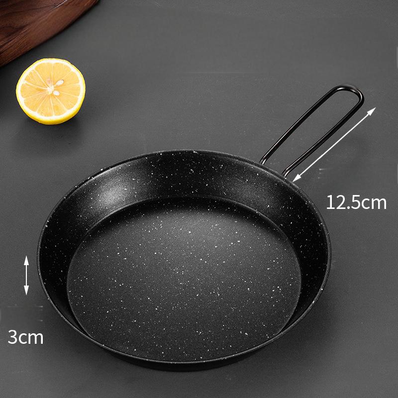 Portable Outdoor Folding Handle Frying Pan - Non-Stick Stainless Steel Skillet for Camping, Picnic & Home Kitchen (Compact Design)