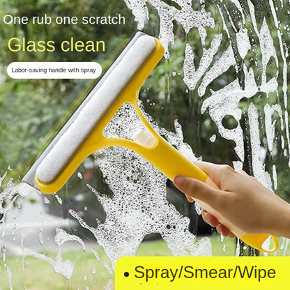 Multi-functional Window Squeegee and Scraper | Home Glass Cleaning Tool