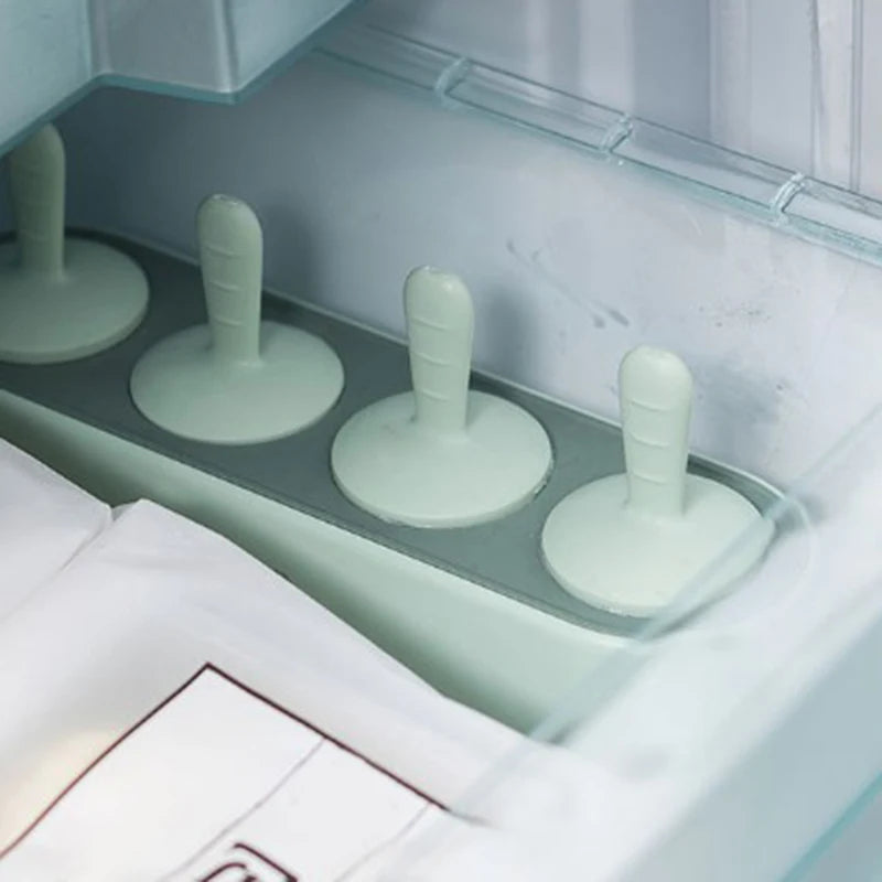 Durable DIY Ice Cream Mold with Stick Holders - Dishwasher Safe