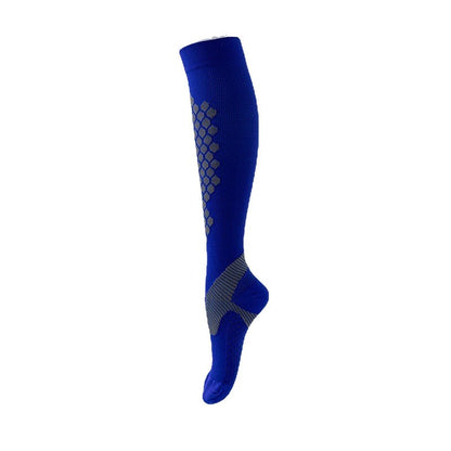 Professional Women's Long Compression Socks - High Elastic Sports Pressure Socks