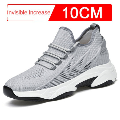 Summer 10CM Height Increasing Men's Shoes (Breathable Fly Woven Mesh)