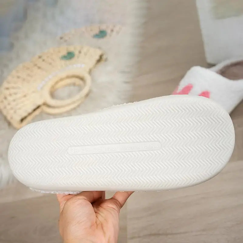 Women's Casual Fluffy "MAMA" Home Slippers