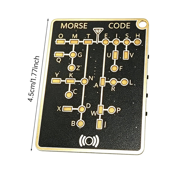 DIY Morse Code Learning Card | PCB Board with LED Practice Tool