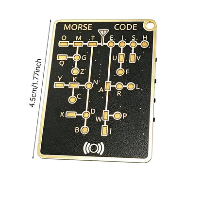 DIY Morse Code Learning Card | PCB Board with LED Practice Tool