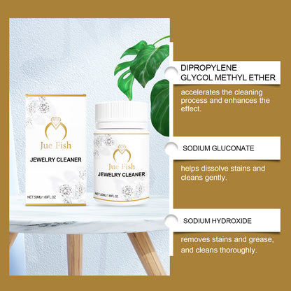 Instant Jewelry & Metal Cleaning Solution – Professional Diamond & Necklace Rust Remover for Sparkling Results