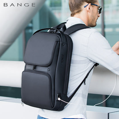 BANGE Multi-Functional Waterproof Men's Backpack - Business & Leisure Laptop Bag