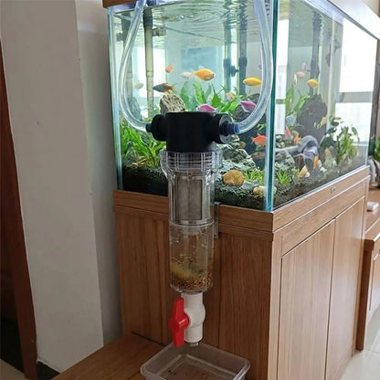Aquarium Fish Toilet Waste Separator | High Flow Pre-Filter Sediment Collector