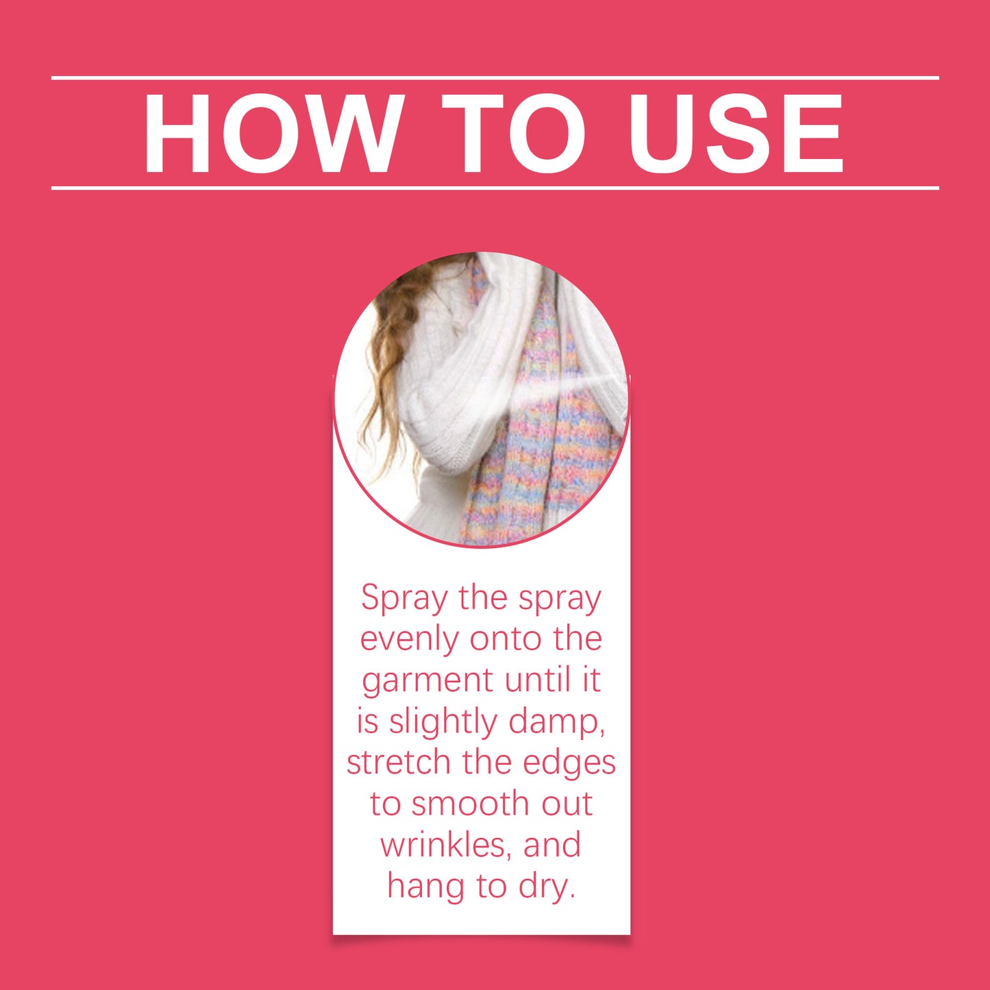 Clothing Anti-Static and Wrinkle Release Spray for Smooth, Static-Free Fabric