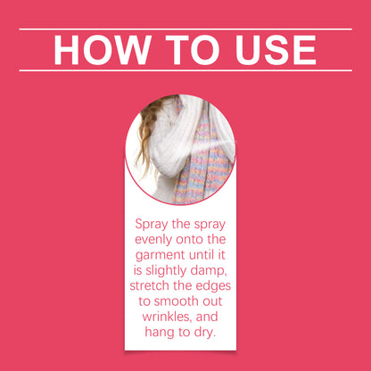Clothing Anti-Static and Wrinkle Release Spray for Smooth, Static-Free Fabric