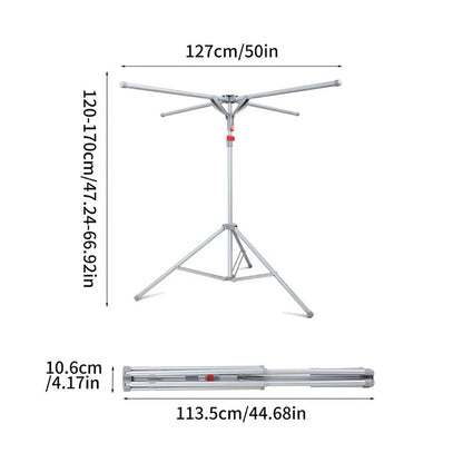 Foldable Octopus Style Clothes Drying Rack | Rotating Laundry Hanger