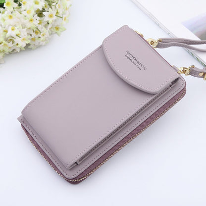 New Women's Long Wallet Crossbody Shoulder Bag - Clutch Purse with Phone Pocket & Card Holder