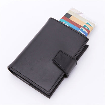 Bisi Goro Minimalist RFID Blocking Wallet & Aluminum Card Holder for Men and Women
