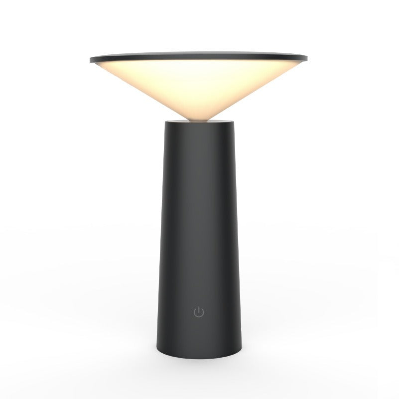 Nordic Minimalist LED Table Lamp – Sleek Rechargeable Night Light for Bedroom & Coffee Table