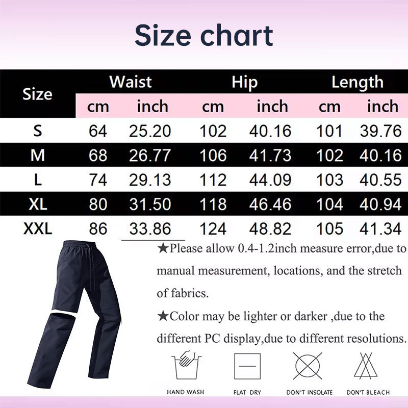 Women's Convertible Hiking Pants | Quick-Dry Waterproof Cargo Trousers