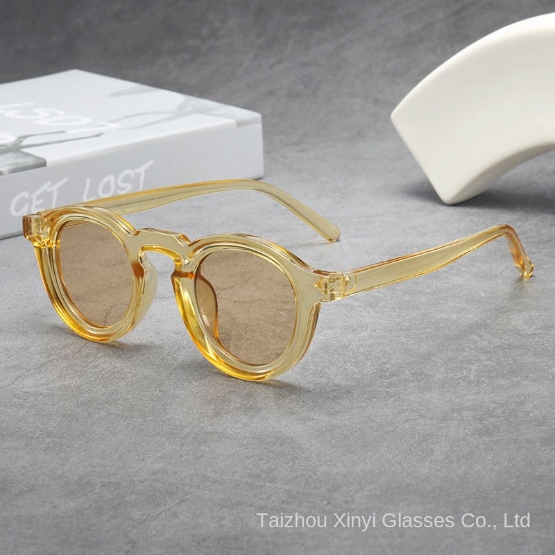Vintage Round Small Frame Sunglasses | Unisex Fashion UV Protection Shades