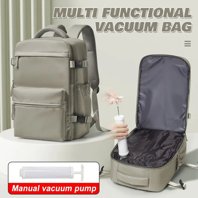 Expandable Vacuum Compression Travel Backpack - Ryanair Approved Cabin Bag