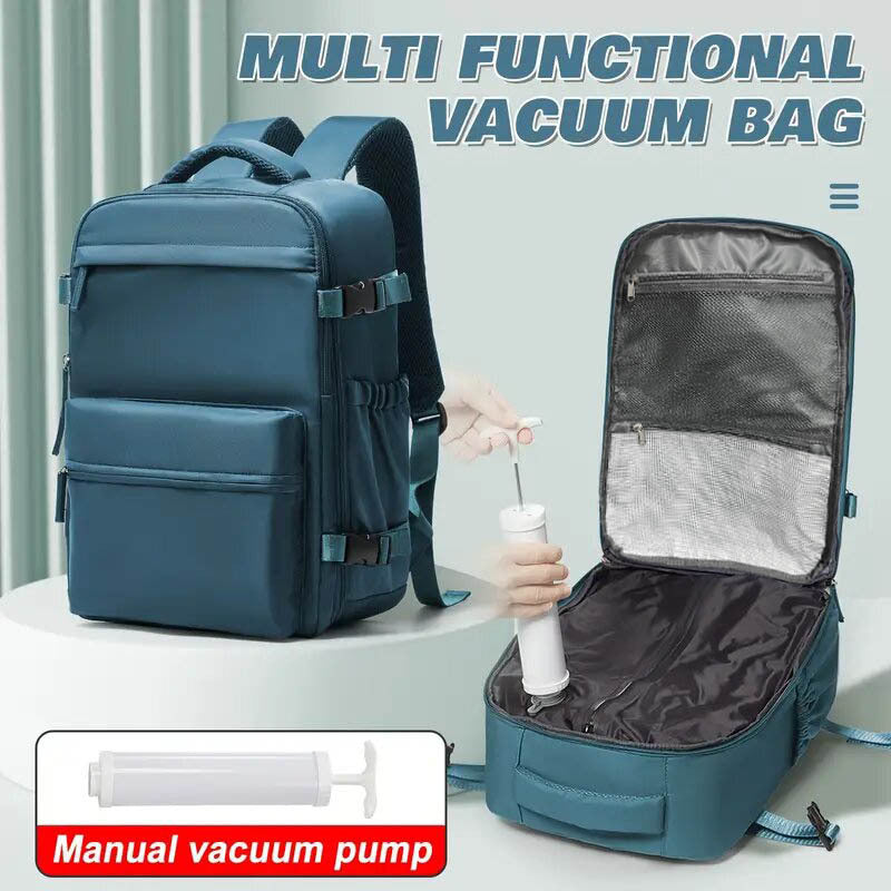 Expandable Vacuum Compression Travel Backpack - Ryanair Approved Cabin Bag