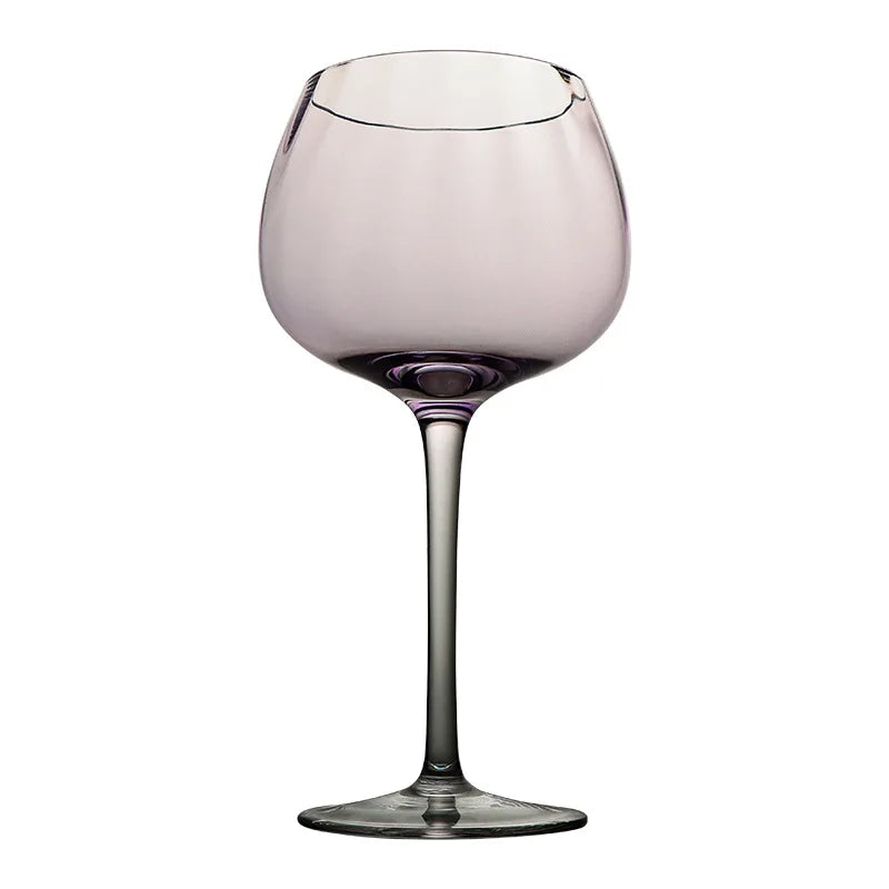 Luxury Lavender Crystal Wine Glass & Champagne Goblet Set | Nordic Style