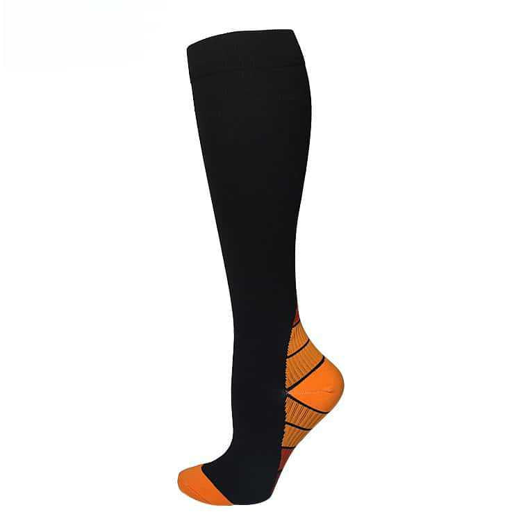 Professional Women's Long Compression Socks - High Elastic Sports Pressure Socks
