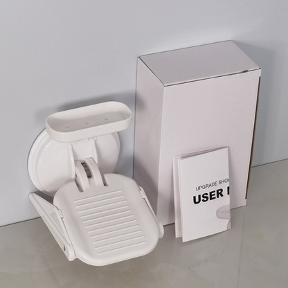 Wall-Mounted Shower Footrest with Strong Suction Cup – Non-Slip Foldable Foot Step for Shaving & Washing Feet