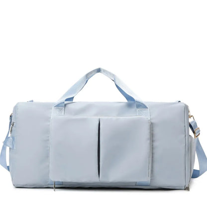 Wet and Dry Separation Travel Duffel Bag (Gym/Overnight Use)