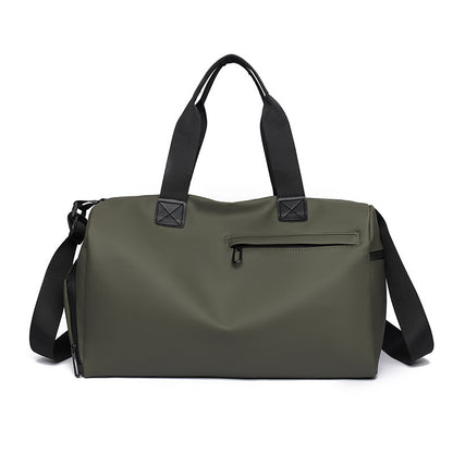 Waterproof Dry/Wet Separation Travel & Sports Duffel Bag (Pink)