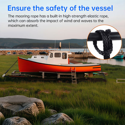 Heavy-Duty Bungee Dock Lines for Jet Ski, Kayak & Boat Mooring