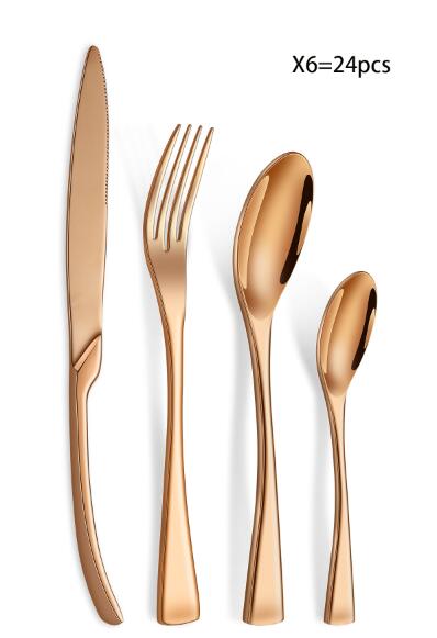 Premium Silverware Flatware Set with Steak Knife, Fork, and Spoon