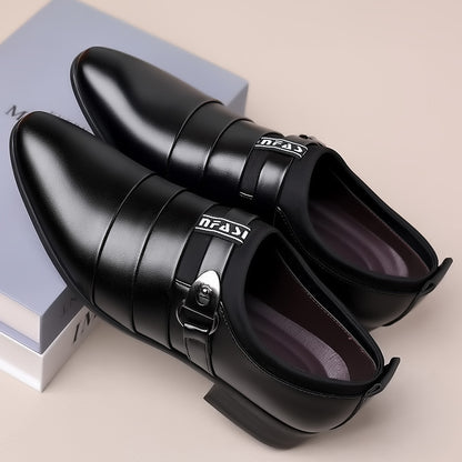 Men's Korean Edition Business Dress Shoes - Pointed Toe Casual Leather Shoes