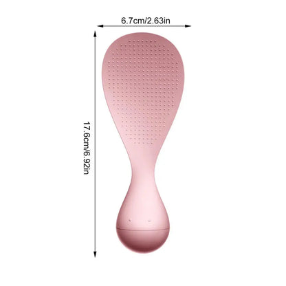 Standing Non-Stick Rice Spoon - Creative Tumbler Design Heat-Resistant Rice Scoop
