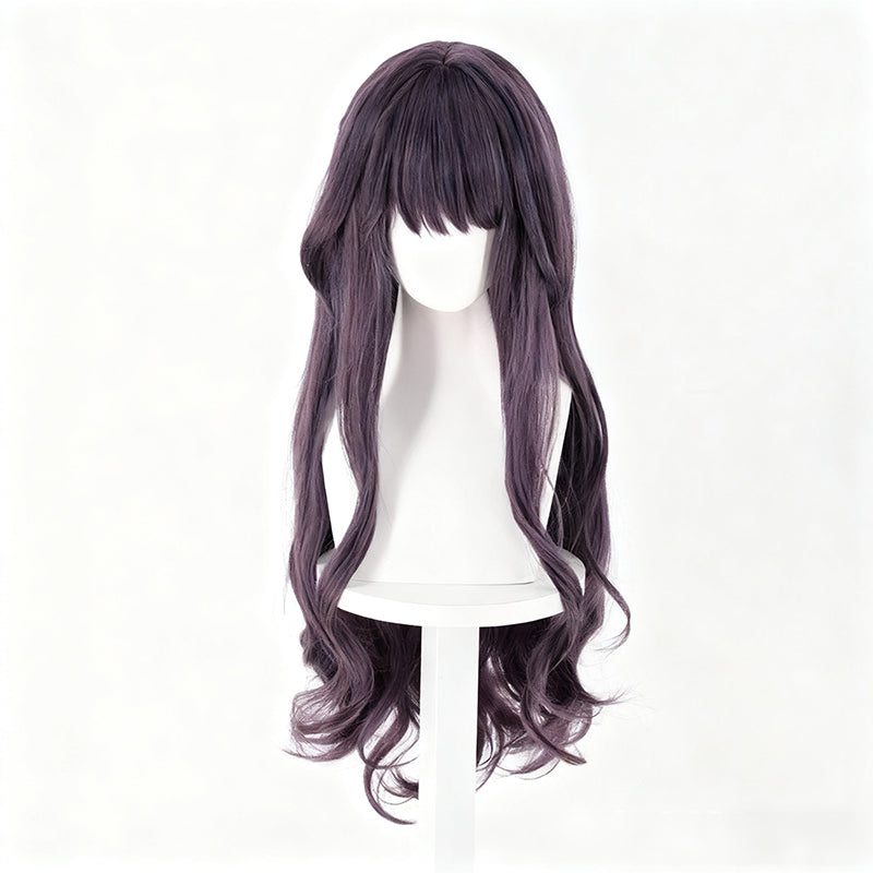 Hua Xun Rinran & Li Xun Zi Cosplay Wig | Long Dark Wavy Hair with Rose Net Scalp