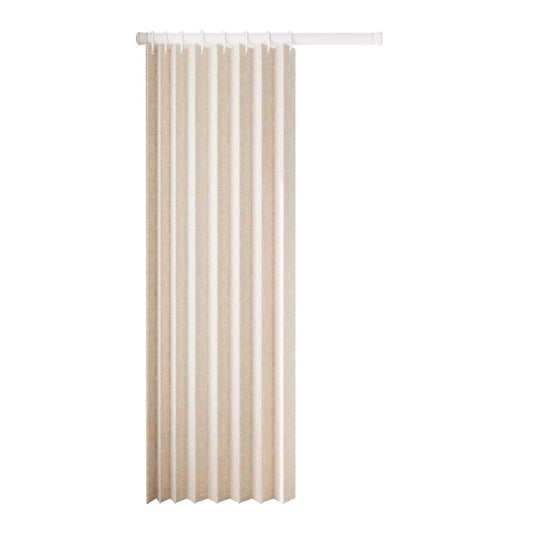Folding Pleated Curtains for Windows - No Punching Installation