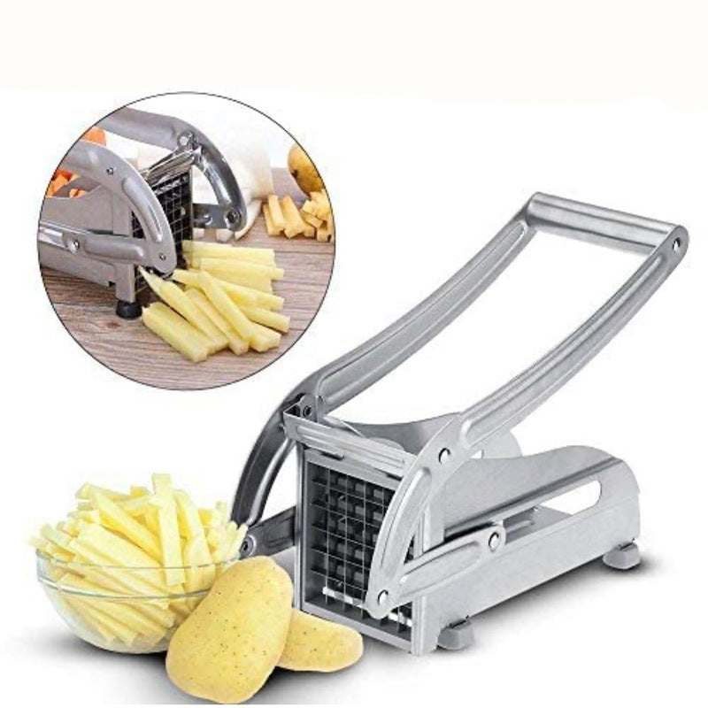 Stainless Steel Manual French Fry Cutter and Potato Slicer