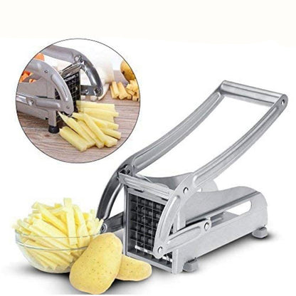 Stainless Steel Manual French Fry Cutter and Potato Slicer