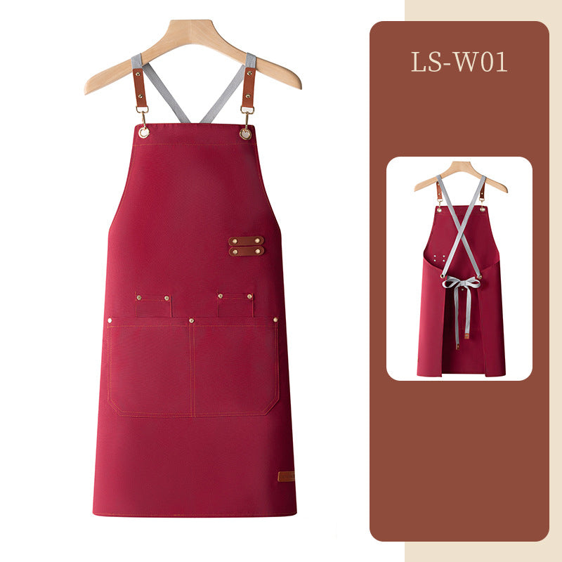 Stylish Professional Chef Apron for Kitchen & Catering | Stain-Resistant Waterproof Workwear